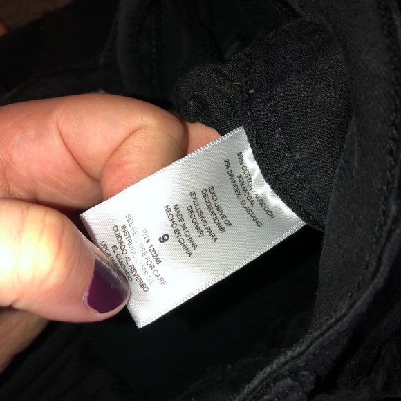 Black Ripped Jeans - Picture 2 of 3